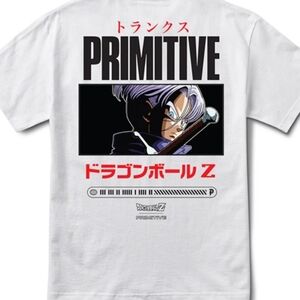 Primitive White Dragon Ball Z Trunks Tee